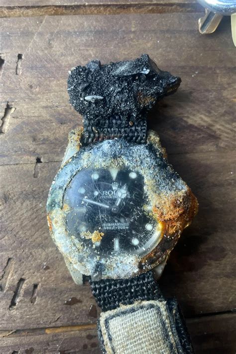 found rolex watch|found a rolex in sand.